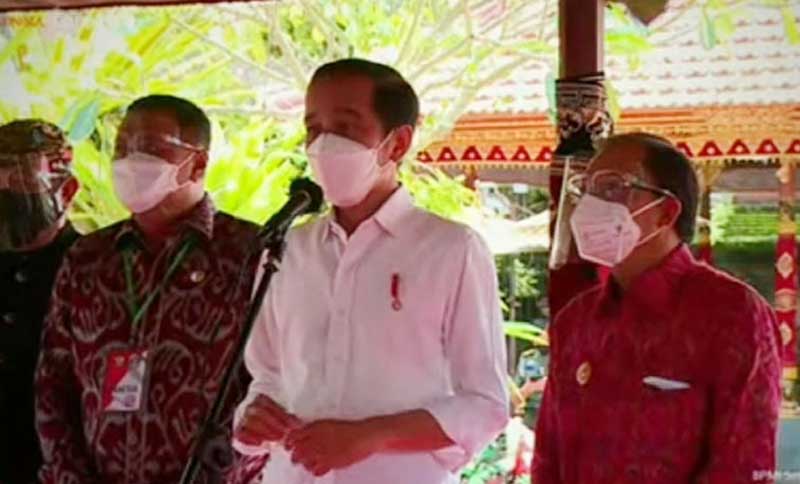 Kunjungan Presiden Jokowi; 3 Zona Hijau di Bali Jadi Percontohan Nasional