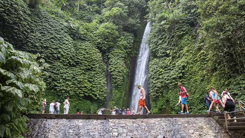 Lokasi Munduk Waterfall