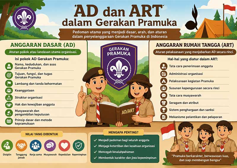 AD dan ART dalam Gerakan Pramuka