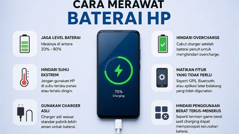 cara merawat baterai